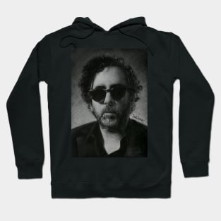 Tim Burton negative drawing Hoodie